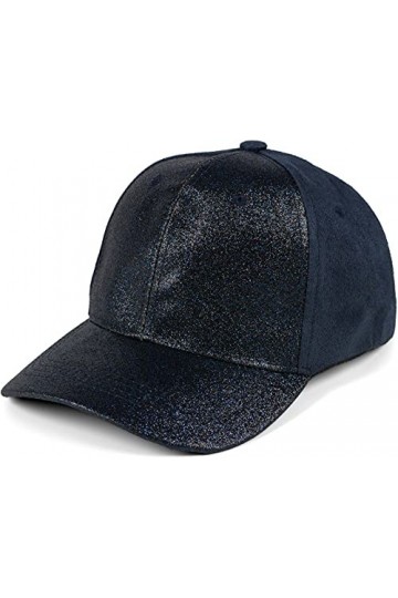 styleBREAKER Casquette 6 Panneaux avec Paillettes et Velours, Imitation Daim, Casquette de Baseball, réglable, Unisexe 040230