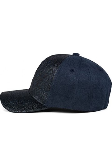 styleBREAKER Casquette 6 Panneaux avec Paillettes et Velours, Imitation Daim, Casquette de Baseball, réglable, Unisexe 040230