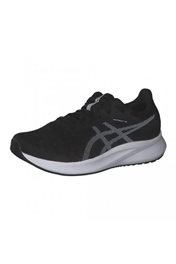 ASICS Femme Sneaker, Noir Blanc, 44.5 EU