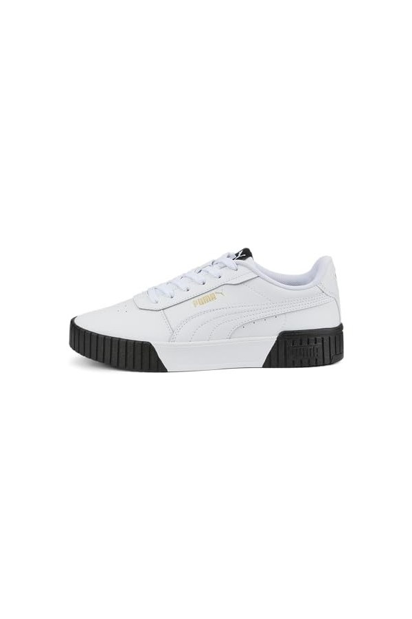 Baskets PUMA Damen Carina 2.0, Blanc Blanc Argent, 39 EU