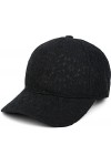 styleBREAKER Casquette 6 Panneaux recouverte de Dentelle, Casquette de Baseball, réglable, Femme 04023052, Couleur:Noir