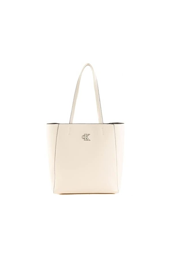 Calvin Klein CKJ Minimal Monogram Shopper32 Warm White