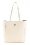 Calvin Klein CKJ Minimal Monogram Shopper32 Warm White