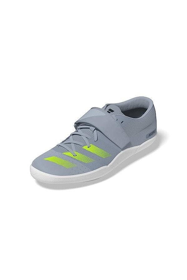 adidas Mixte Adizero Throws Shoes-Low, Wonder Blue/Lucid Lemon/Arctic Night, 44 2/3 EU