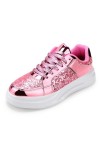 Kivors Baskets tendance à paillettes pour femme - Chaussures de marche à lacets - Tennis - Chaussures de course à pied, Paill