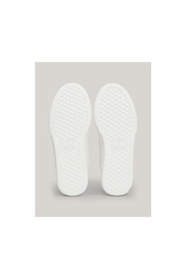 Tommy Jeans Femme TJW Cupsole Sneaker ESS Baskets à Semelle Cuvette, Tickled Pink, 41 EU