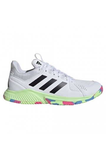 adidas Femme Court Flight Basket, FTWR White/Blue Dawn/Core Black, 49 EU