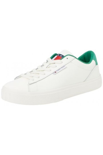 Tommy Jeans Femme Tjw Cupsole Sneaker Ess Baskets, Bleu modéré, 38 EU