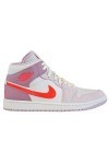 Jordan 1 Mid Femme, Iris Whisper/Siren Rouge, 42 EU