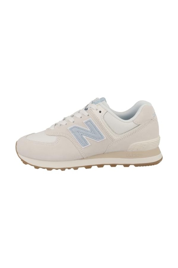 New Balance Baskets 574 V2 All Day pour femme, Reflet/bleu chromé clair, 43 EU