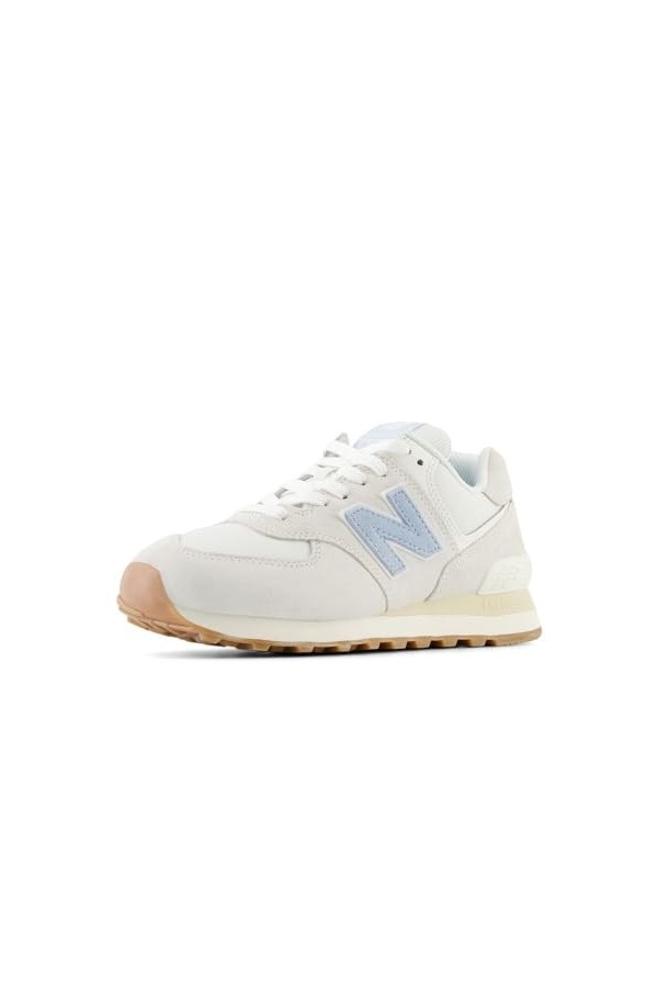 New Balance Baskets 574 V2 All Day pour femme, Reflet/bleu chromé clair, 43 EU