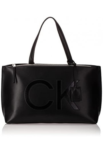 Calvin Klein CK Set Shopper MD W/Zip Comp CK CK Black