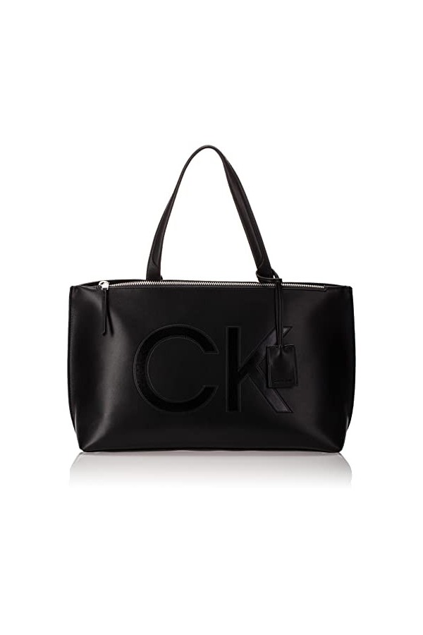 Calvin Klein CK Set Shopper MD W/Zip Comp CK CK Black