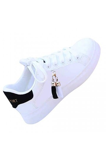 Générique Basket Femme Blanche Solde Baskets Et Chaussures De Sport Mode 2023 Hiver Automne Chaussures Femme Confort Sneakers