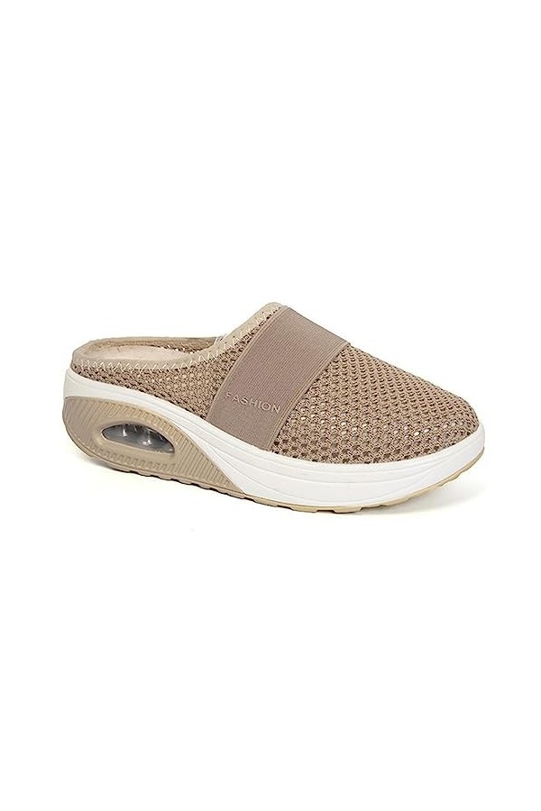 Hoomall Femme Chaussures de Marche Orthopédiques à Enfiler avec Coussin dair Respirantes pour diabétiques avec Soutien de la