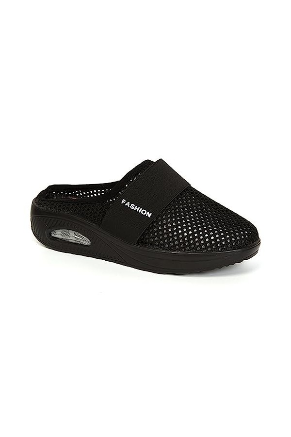 Hoomall Femme Chaussures de Marche Orthopédiques à Enfiler avec Coussin dair Respirantes pour diabétiques avec Soutien de la