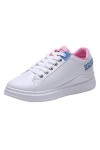 Chaussure Blanche Femme Plates Baskets Basses Pas Cher A La Mode Casual Respirant Soldes Chaussures A Lacets