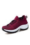 Morbuy Été Basket Marche Femme Respirantes 2023 Chaussures de Running Marche Sport tricotées à Fond Souple, Mode Semelle Épai