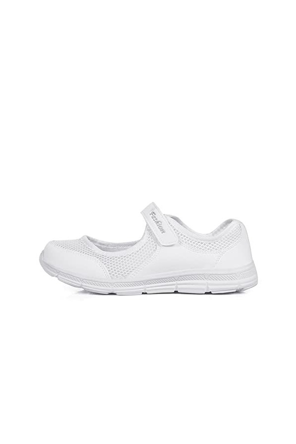 Morbuy Basket Marche Femme Respirantes 2023 Chaussures de Running Marche Sport tricotées à Fond Souple,Travail Mode Légères S