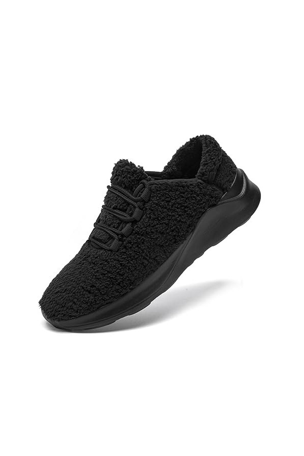 CAIQDM Chaussures de Sport pour Femmes Baskets pour Femmes Chaud Running Marcher Aptitude Hiver Sneakers Loisirs Doux Confort