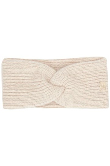 TOMMY HILFIGER TH Timeless Headband Chapeaux, Chasmere Creme, OS Femme