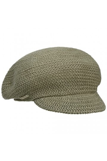 Seeberger Casquette Gavroche Ranvelia Casquette avec étiquette Taille Unique - Olive Clair 