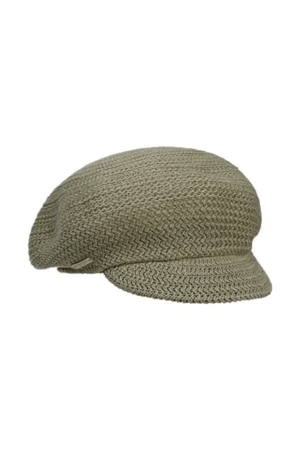 Seeberger Casquette Gavroche Ranvelia Casquette avec étiquette Taille Unique - Olive Clair 
