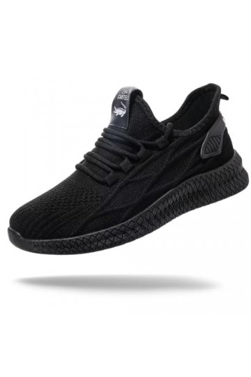 LINGDU Basket Sneakers Homme Femme Sport Basket Noir Blanc Beige （Blanc 42）