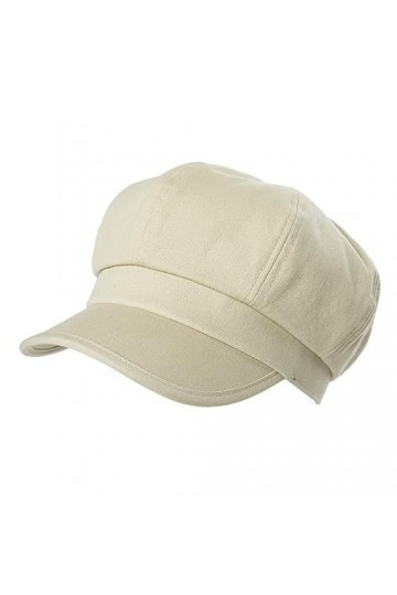 Comhats Casquette ballon pour femme Cabbie Peintre 8 panneaux Newsboy Cap Printemps Automne, 94574_kaki, Taille M