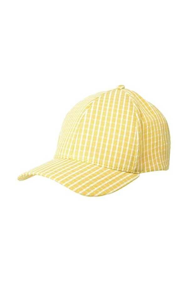 Unmade Copenhagen Chapeau Cloche nacré Capuchon, Jaune, Taille Unique Femme