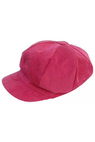 Cool4 Feincord Bonnet boulanger en velours côtelé Chemo Visière vintage A05, rouge bordeaux, 58