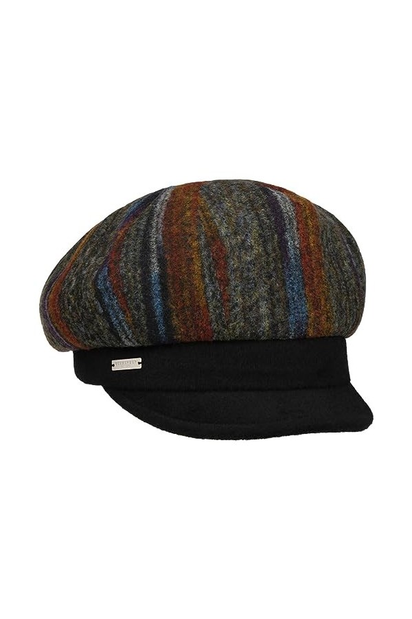 Seeberger Casquette Gavroche Mediglia Casquette avec étiquette Taille Unique - Multicolore 