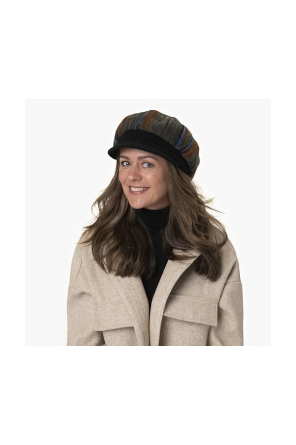 Seeberger Casquette Gavroche Mediglia Casquette avec étiquette Taille Unique - Multicolore 