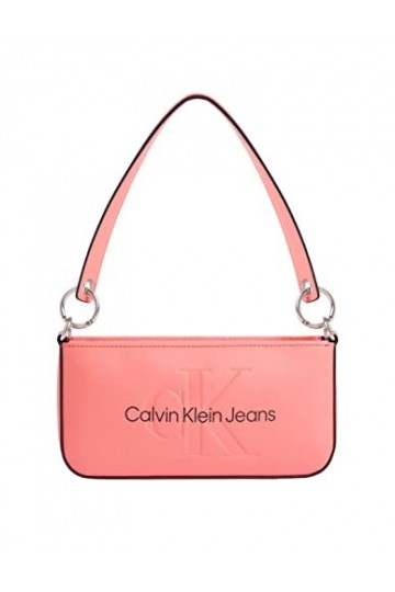 Calvin Klein Sac baguette en cuir PU Femme