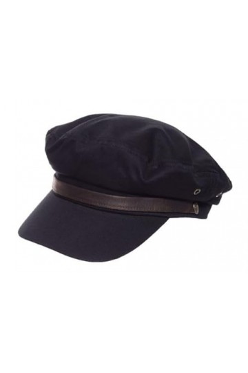 Balke Casquette Fisherman Style Cotton Canvas Noir, Noir , S
