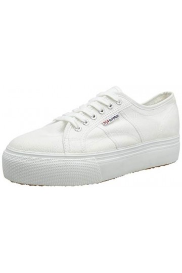 Superga Femme 2790ACOTW Linea UP and Down Baskets Basses, Bleu 933 Navy, 37.5 EU