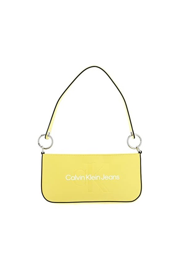 Calvin Klein Sac baguette en cuir PU Femme