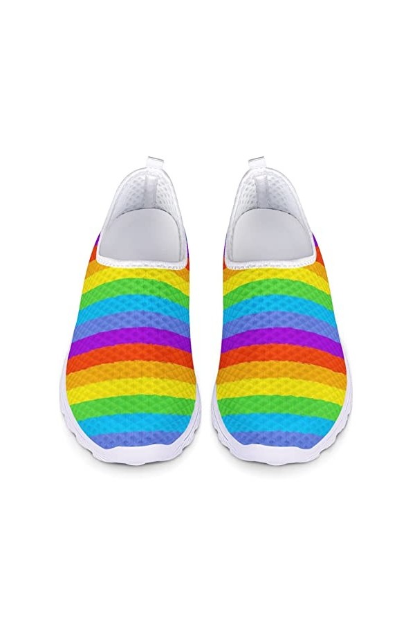 Dolyues Chaussures de course légères à lacets pour femme - Taille 35 EU 45, Motif chat de maternité, 39 EU