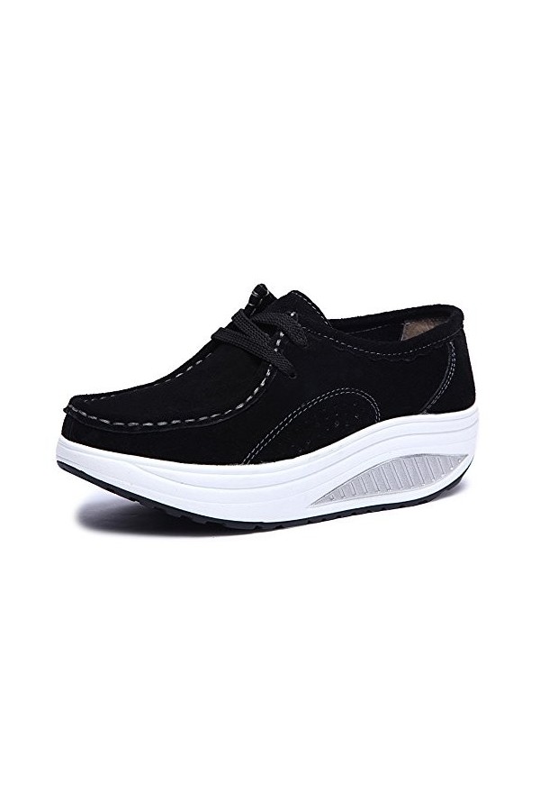 Femmes Baskets Chaussures de Running Sport Mode Chaussures Marche Minceur Chaussures Casual Respirantes Compensées Plate-Form