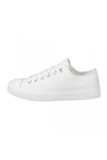 Elara Baskets Basses Unisexe Femme Homme Chunkyrayan 3500-3501 Allwhite-39