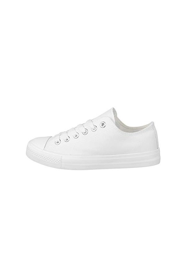 Elara Baskets Basses Unisexe Femme Homme Chunkyrayan 3500-3501 Allwhite-39