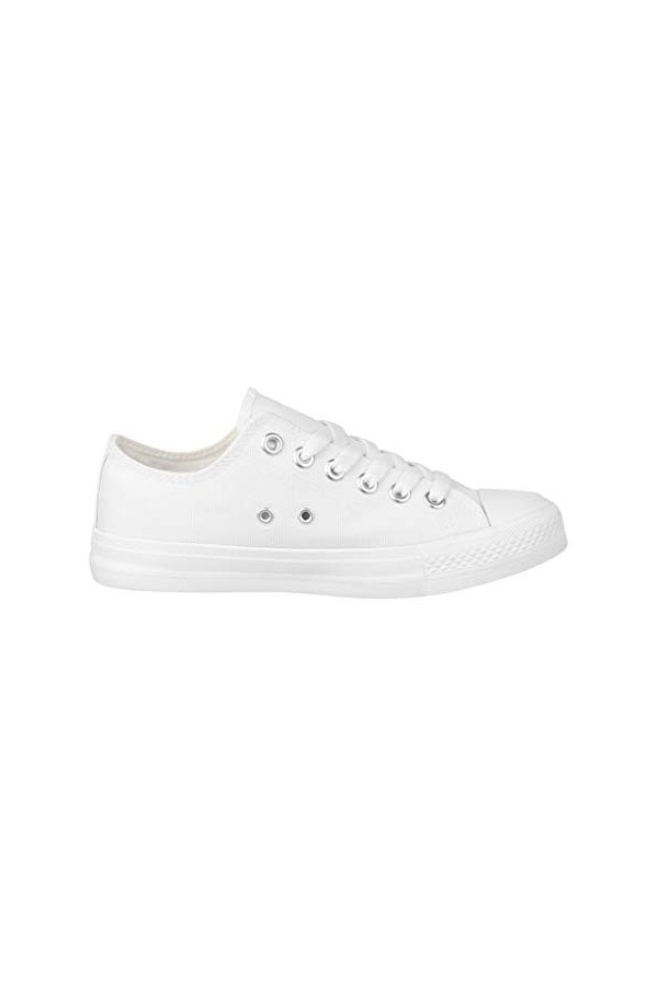 Elara Baskets Basses Unisexe Femme Homme Chunkyrayan 3500-3501 Allwhite-39