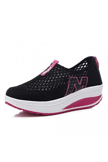 Femmes Minceur Taille Chaussures Marche Baskets 35-42 EU Plateforme Chaussures Poids Air Léger Engrener Elastic Sports en Mar