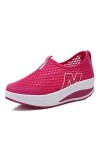 Femmes Minceur Taille Chaussures Marche Baskets 35-42 EU Plateforme Chaussures Poids Air Léger Engrener Elastic Sports en Mar