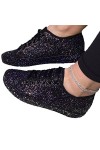 tinetill Baskets Femmes Paillettes Sneaker Paillettes sans Lacet Chaussures de Sport Chaussures décontractées Confortables Ch