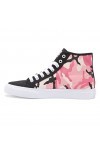 DC Shoes Femme Manuel français Non Garanti Basket, Blanc/Rose Camouflage, 36 EU