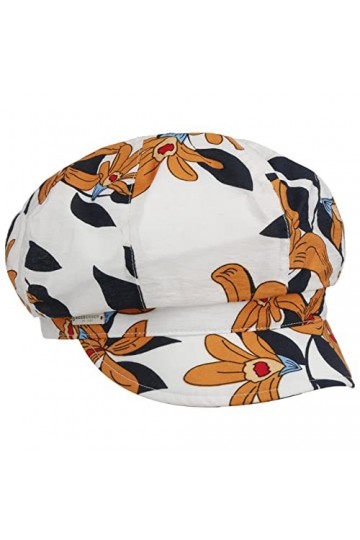 Seeberger Casquette Gavroche Tropy Casquette pour Femme Taille Unique - Blanc 