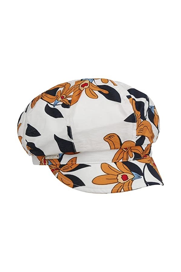 Seeberger Casquette Gavroche Tropy Casquette pour Femme Taille Unique - Blanc 