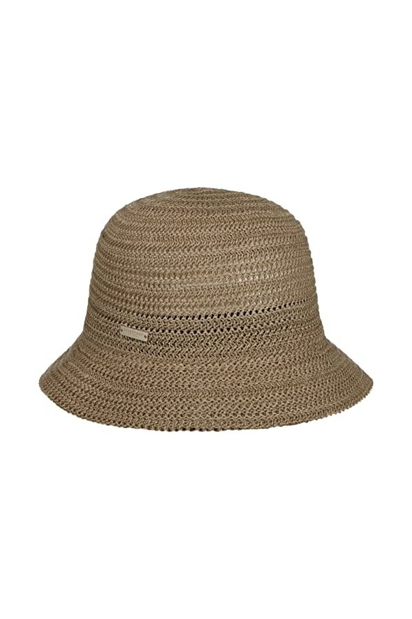 Seeberger Chapeau en Lin Ranvelia Chapeau dété Chapeau de Soleil Taille Unique - Beige 