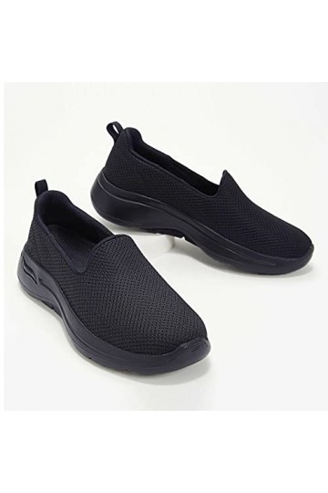 Fannyfuny Été Chaussure Confort Plus Mode été et Automne Femmes Baskets Plat léger Respirant sans Lacet décontracté Confortab